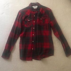 Men button up long sleeve shirt